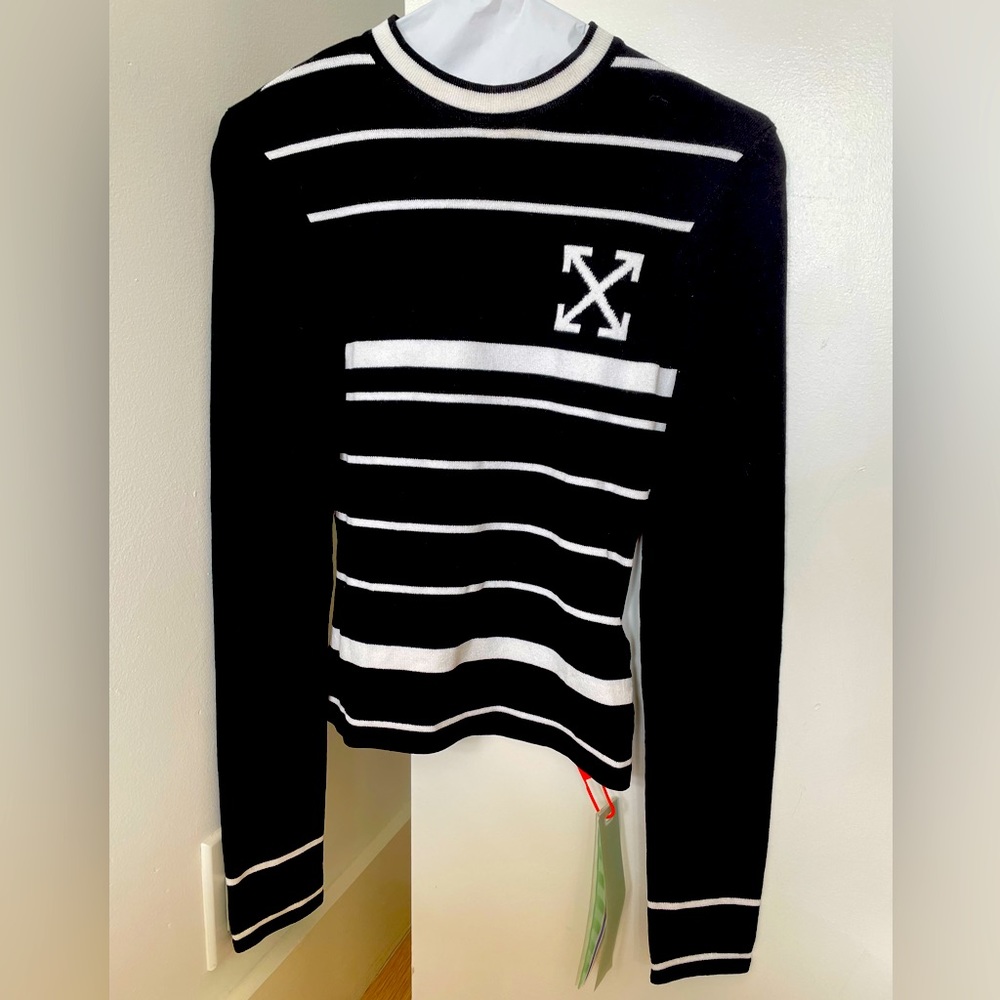 New Off-White c/o Virgil Abloh Main Label. 2013. Long sleeve shirt. Never worn.